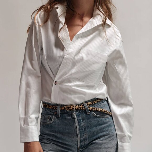 Cissa Tops - Cissa The DAILY Shirt, Pique Weave Egyptian Cotton